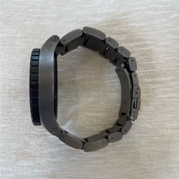 Watch 5130 CHRONO A0833086 ALL MATTE BLACK Men 51-30 A083-3086 Genuine 51 MM - Picture 3 of 4